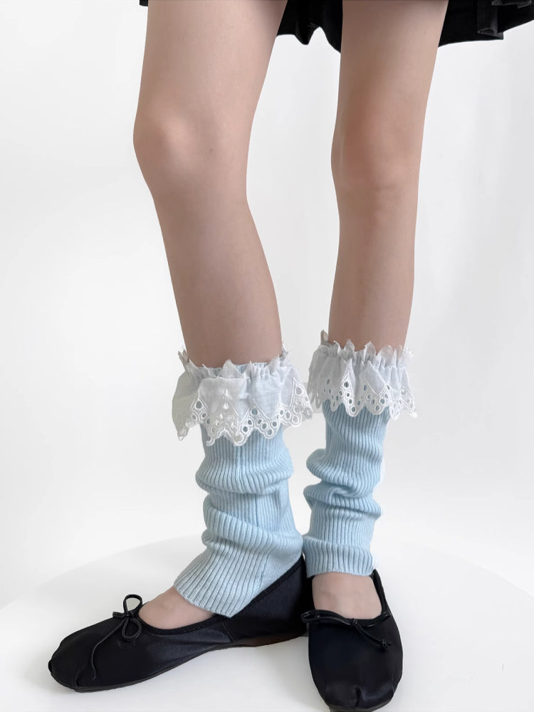 Cream Puff Lace Leg Warmers & Socks-ntbhshop