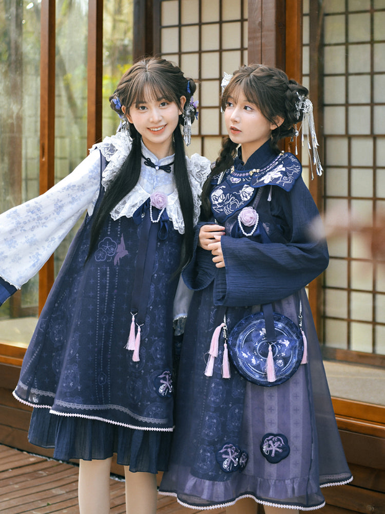 Porcelain Bloom Shirt, Dress & Coat-ntbhshop