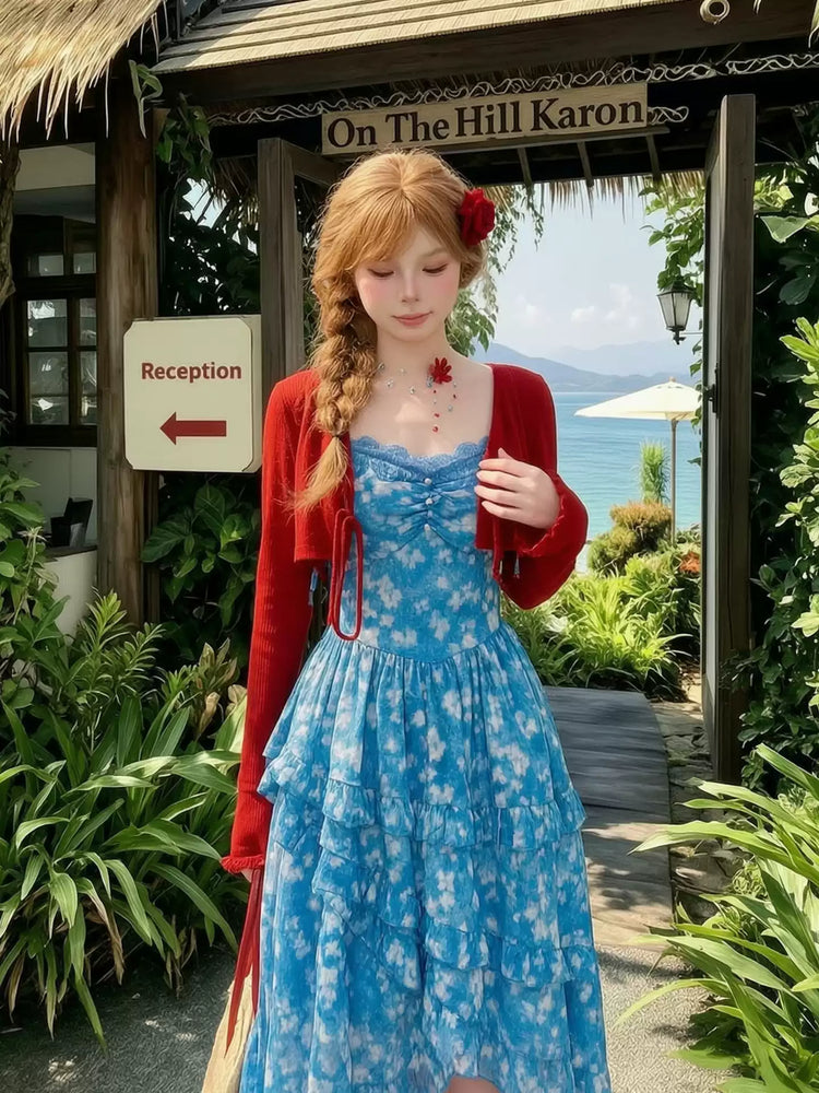 Bluebell Breeze Floral Sundress-Dresses-ntbhshop