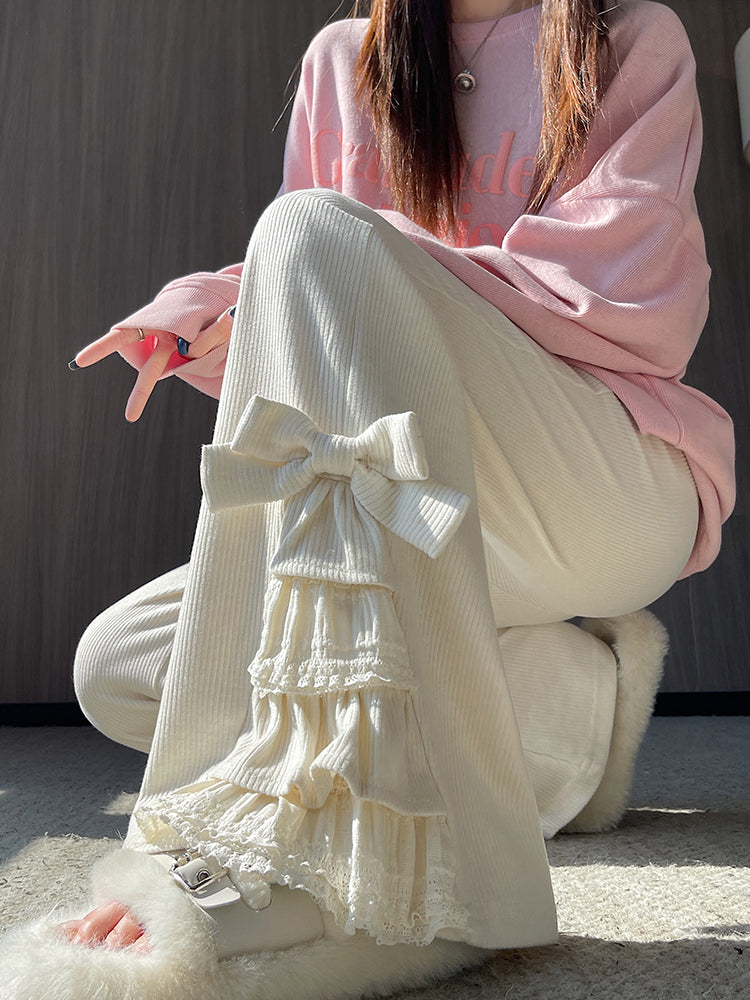 Ribbon Lace Dream Pants-ntbhshop