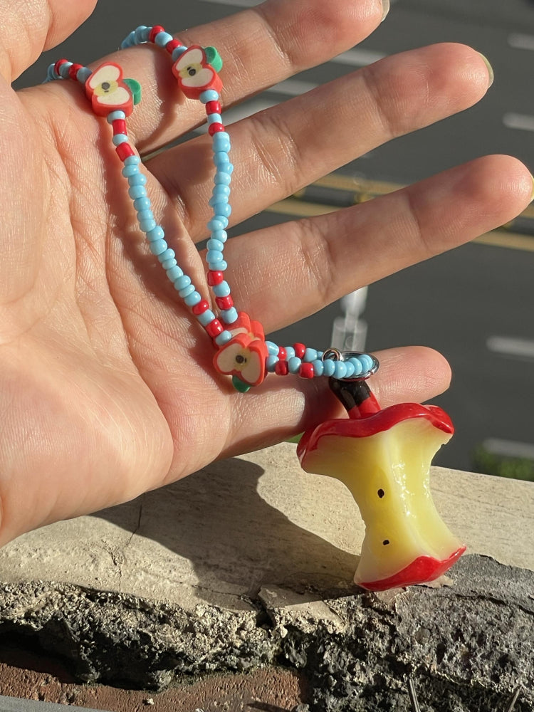 Apple Core Beaded Necklaces-ntbhshop