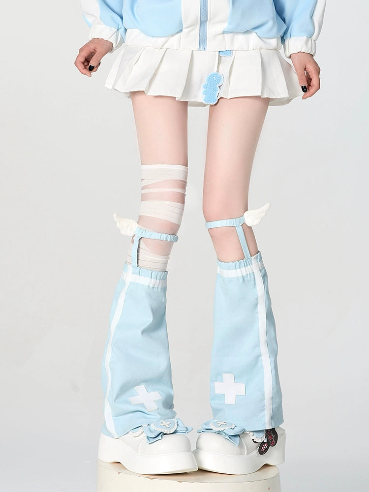 Celestial Cross Wing Leg Sleeves & Thigh Socks-ntbhshop