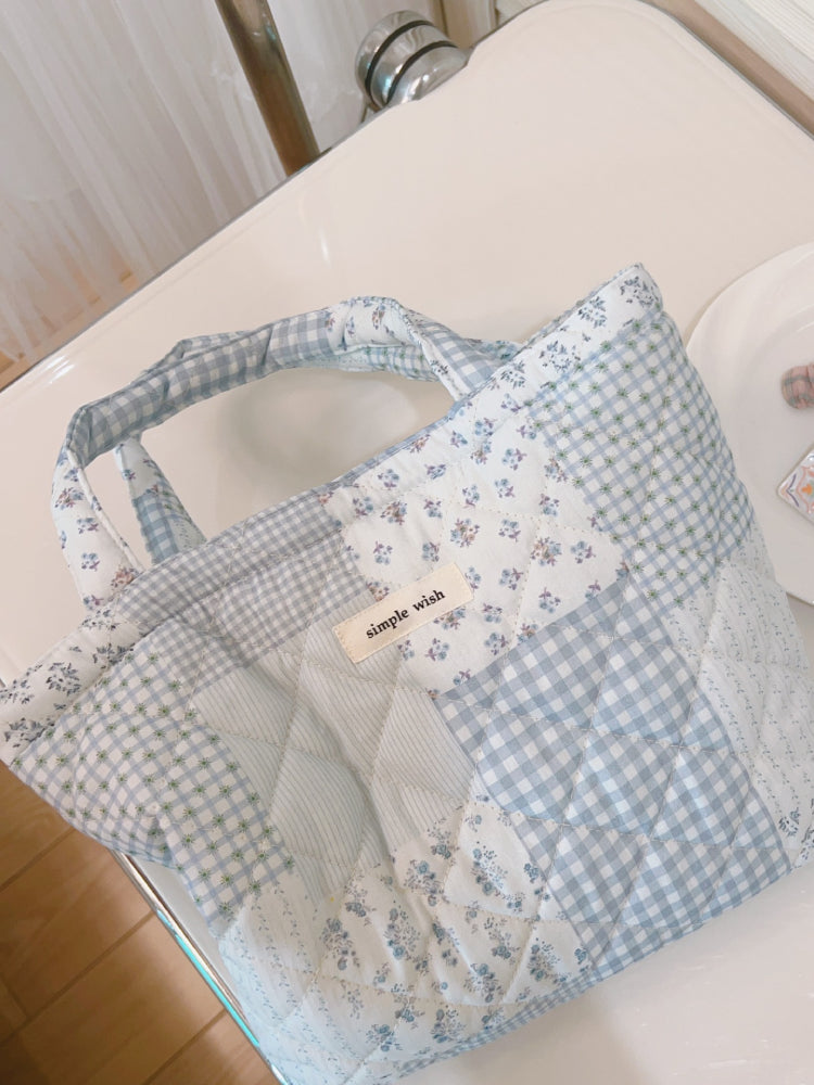 French Floral Quilted Shoulder Bags-ntbhshop