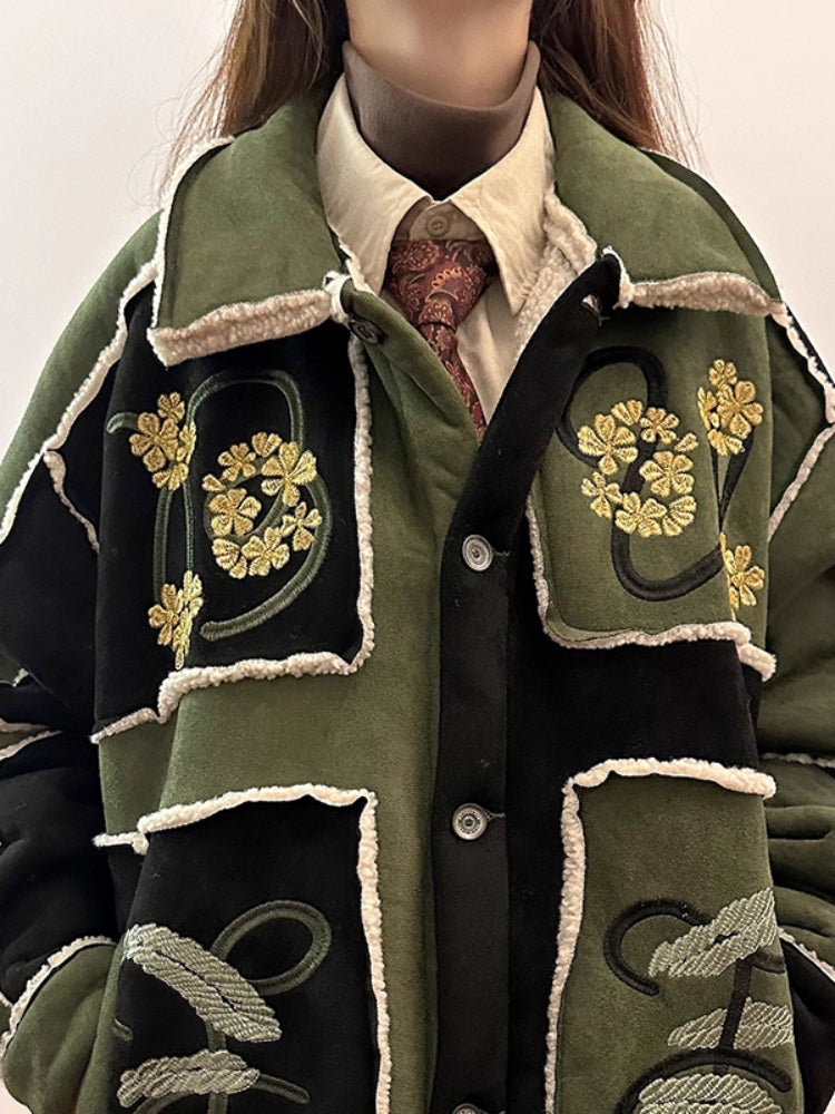 Forest Tapestry Suede Jacket-ntbhshop