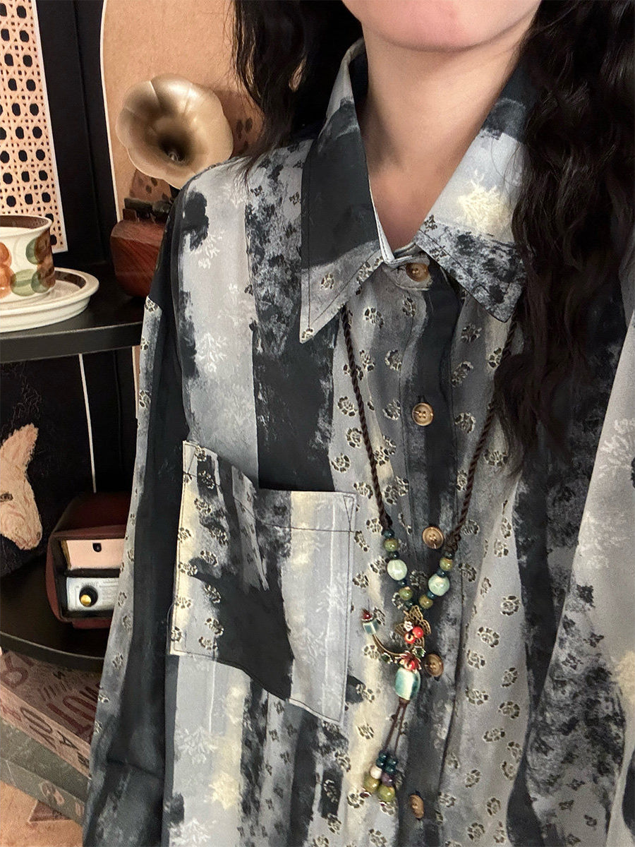 Midnight Marginalia Print Shirts-Tops-ntbhshop