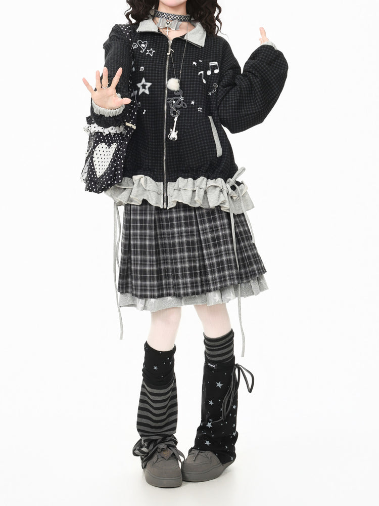 Whimsy Melody Ruffle Jackets-Outerwear-ntbhshop