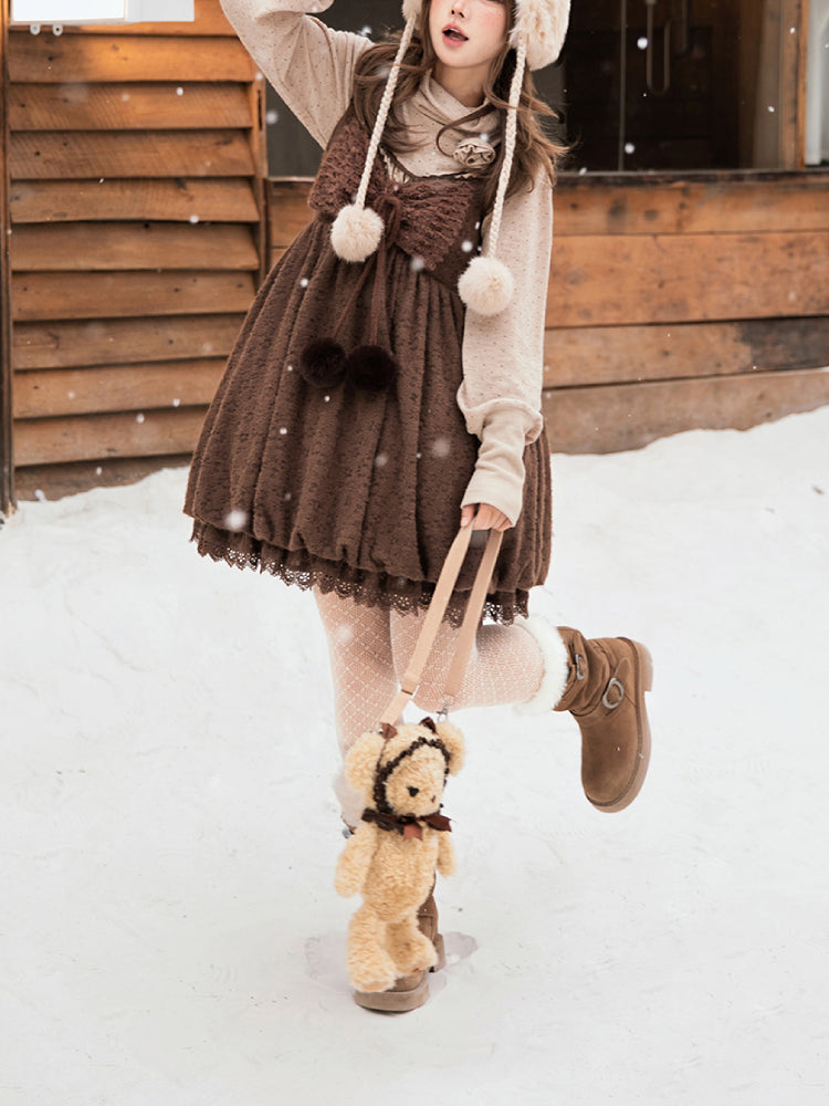 Angel Deer Whimsy Dots Turtleneck-ntbhshop