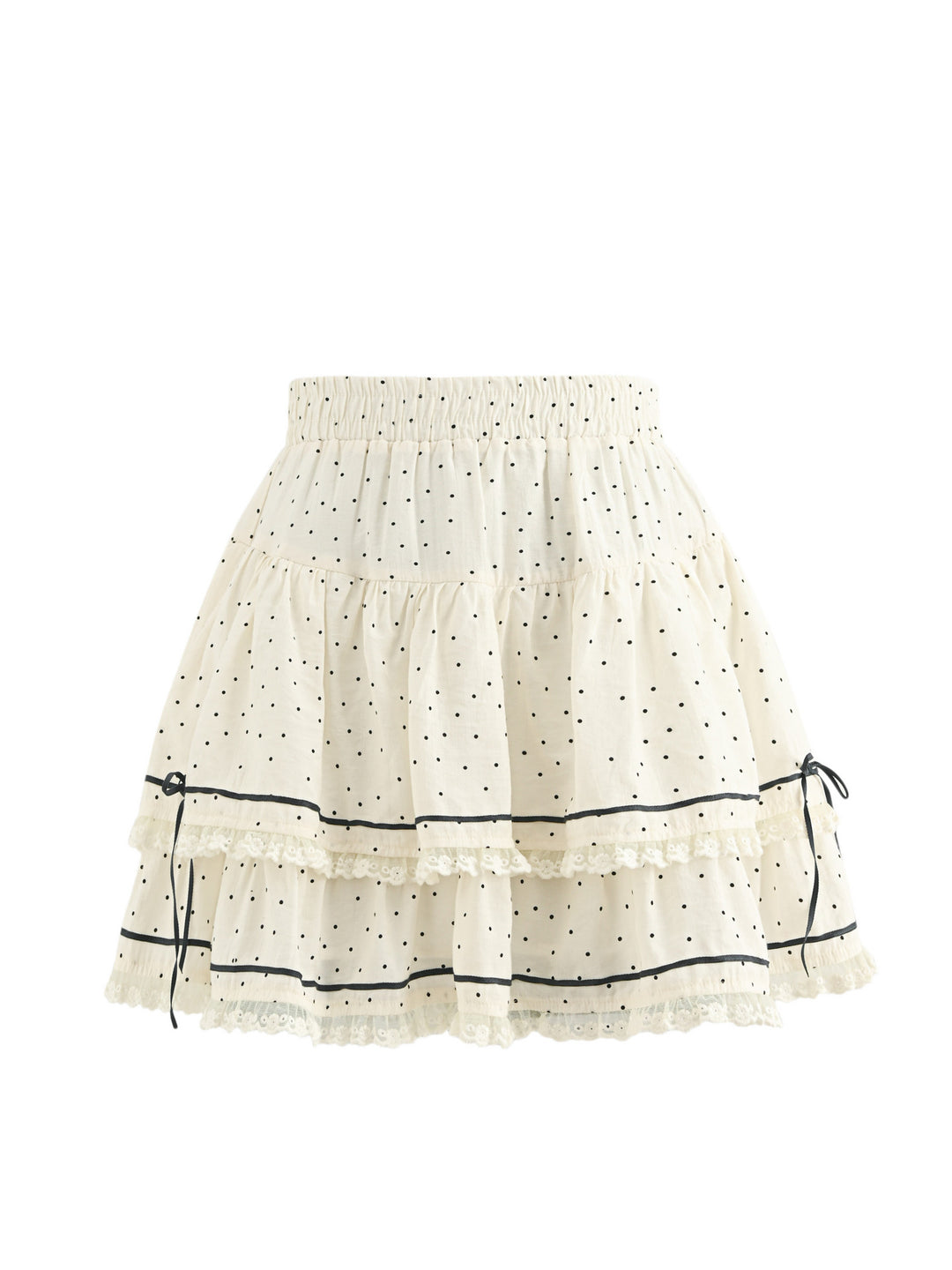 Parisian Polka Cake Skirt-Bottoms-ntbhshop