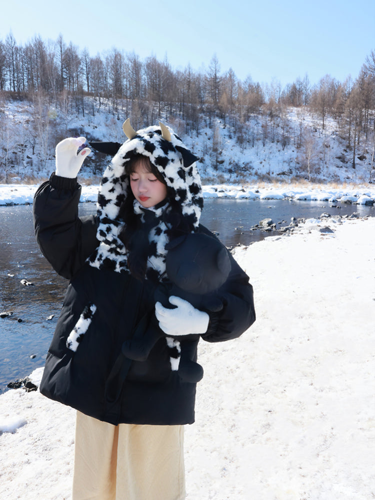 MooMoo Clouds Puffer Jacket-ntbhshop