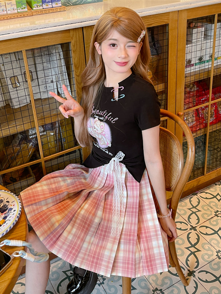 Peach Princess JK Uniform Skirts-ntbhshop