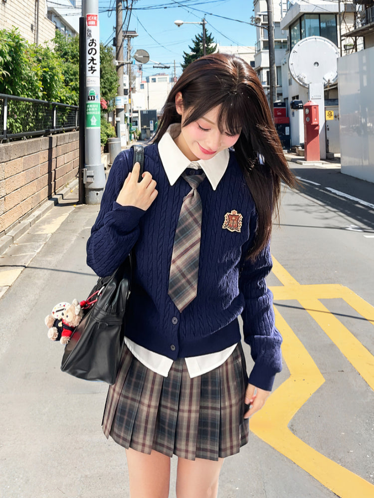 Grape Candy JK Uniform Skirts-ntbhshop