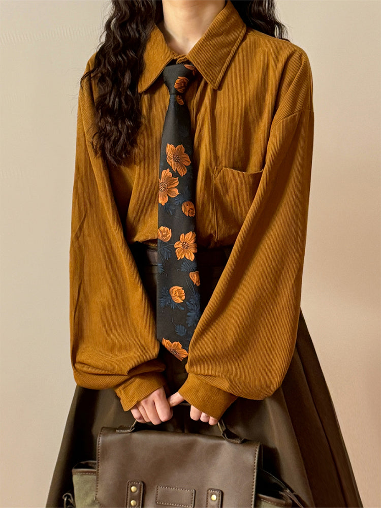 Autumn Archive Unisex Corduroy Shirts-ntbhshop