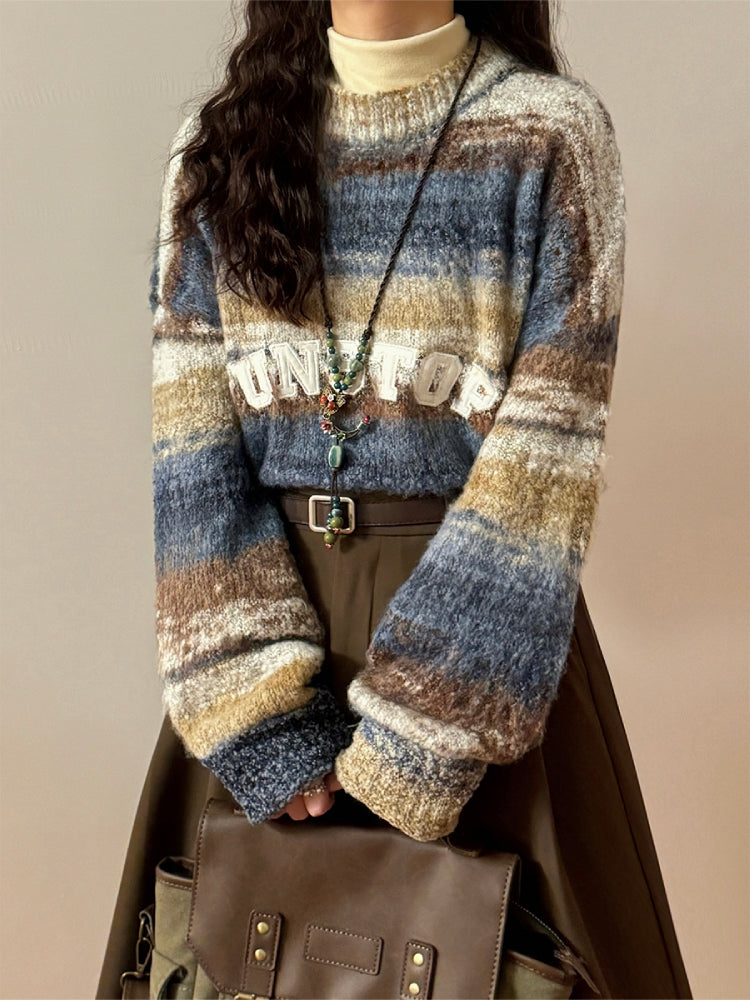 Unstop Fuzzy Horizon Knit Sweaters-ntbhshop