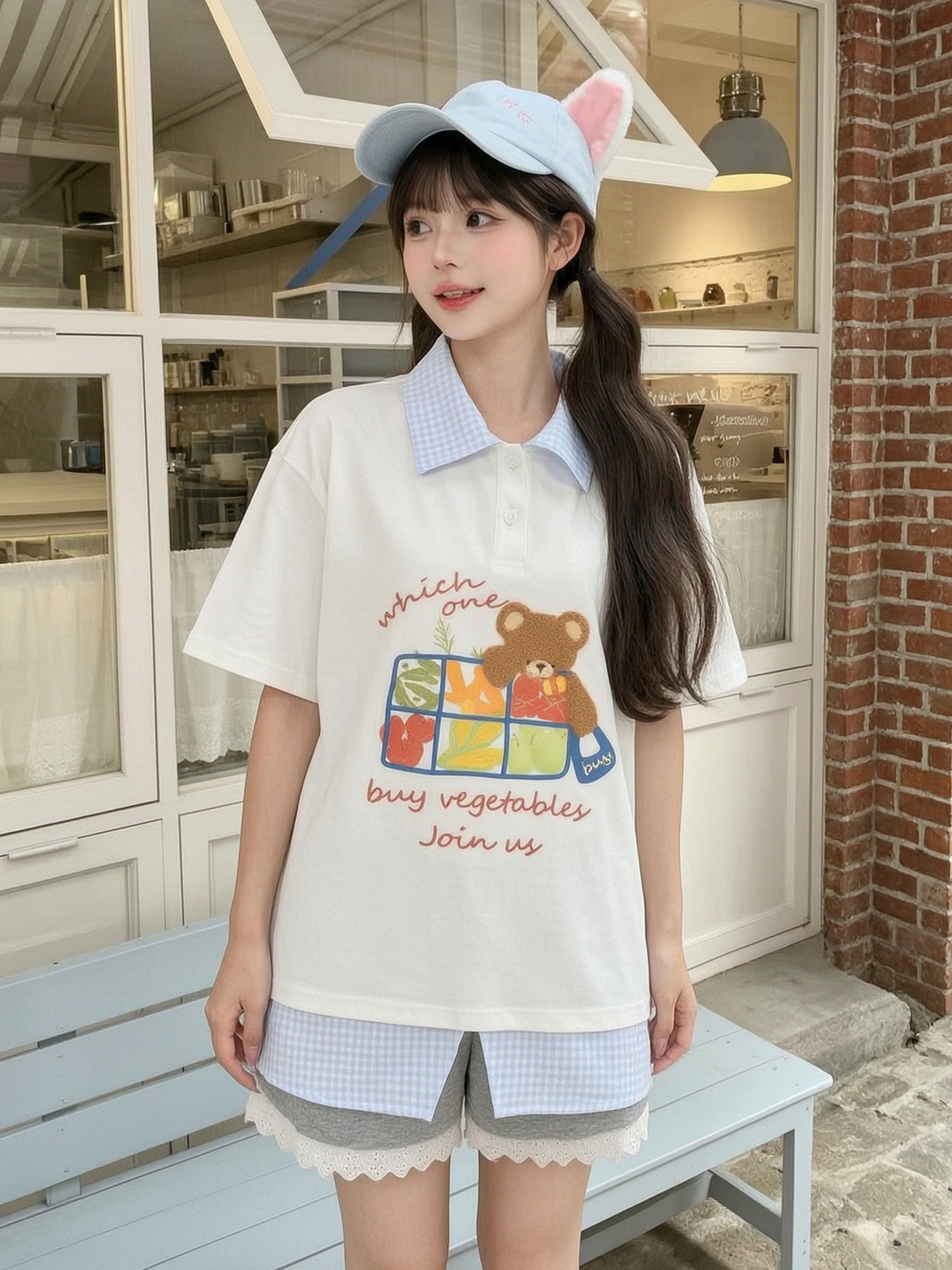 Market Bear Polo Top-Tops-ntbhshop