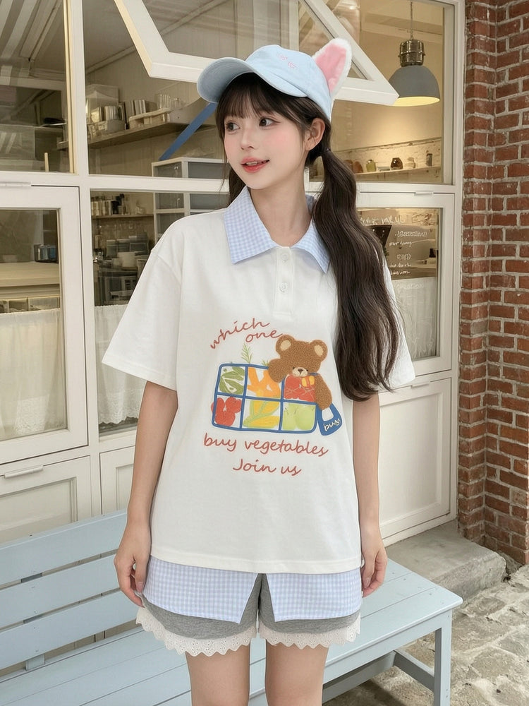 Market Bear Polo Top-Tops-ntbhshop