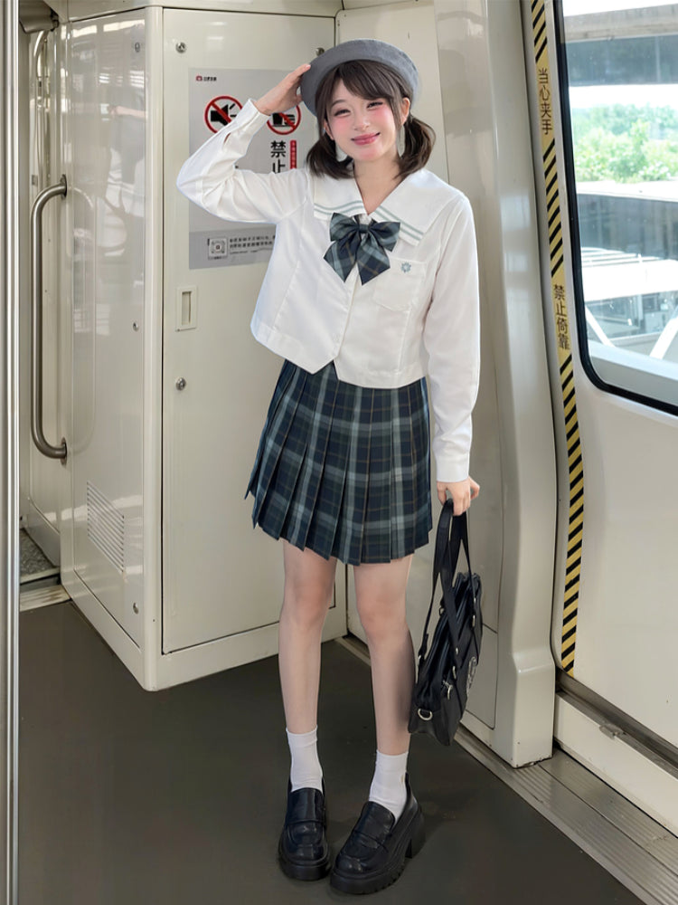Monsoon Ocean JK Uniform Skirts-ntbhshop