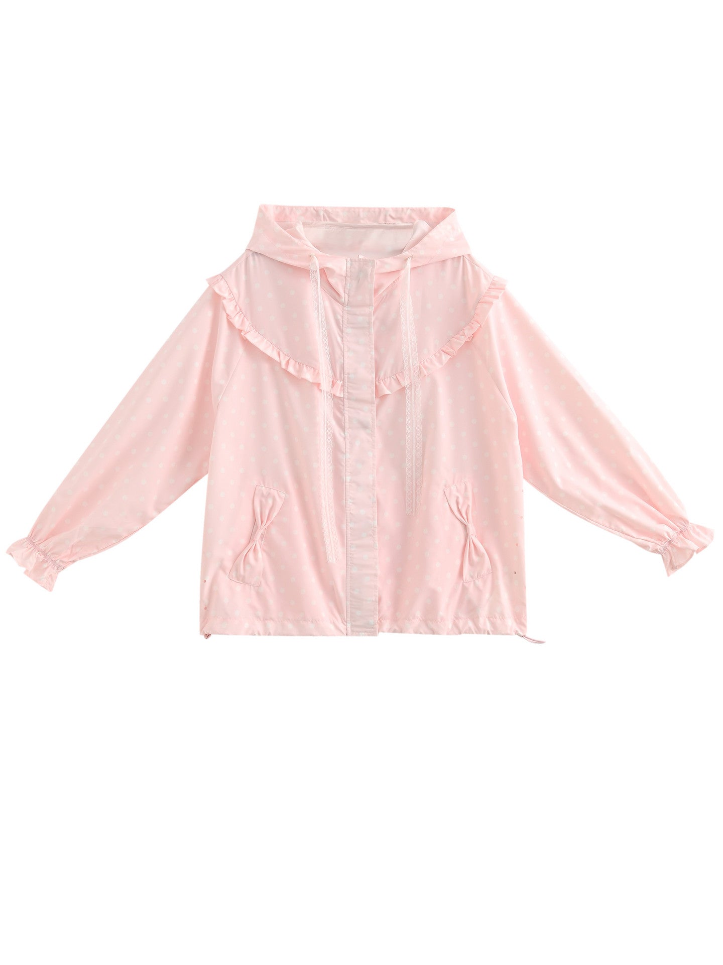 Strawberry Milk Dot Sun Jacket-Outerwear-ntbhshop