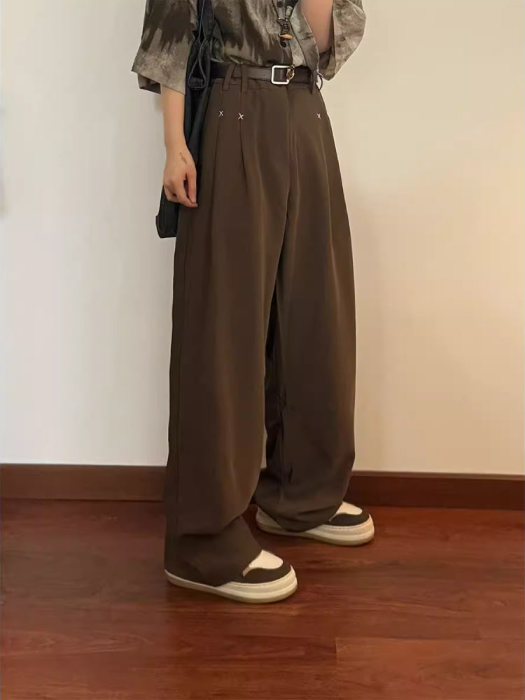 Coffee Break Wide Leg Pants-ntbhshop
