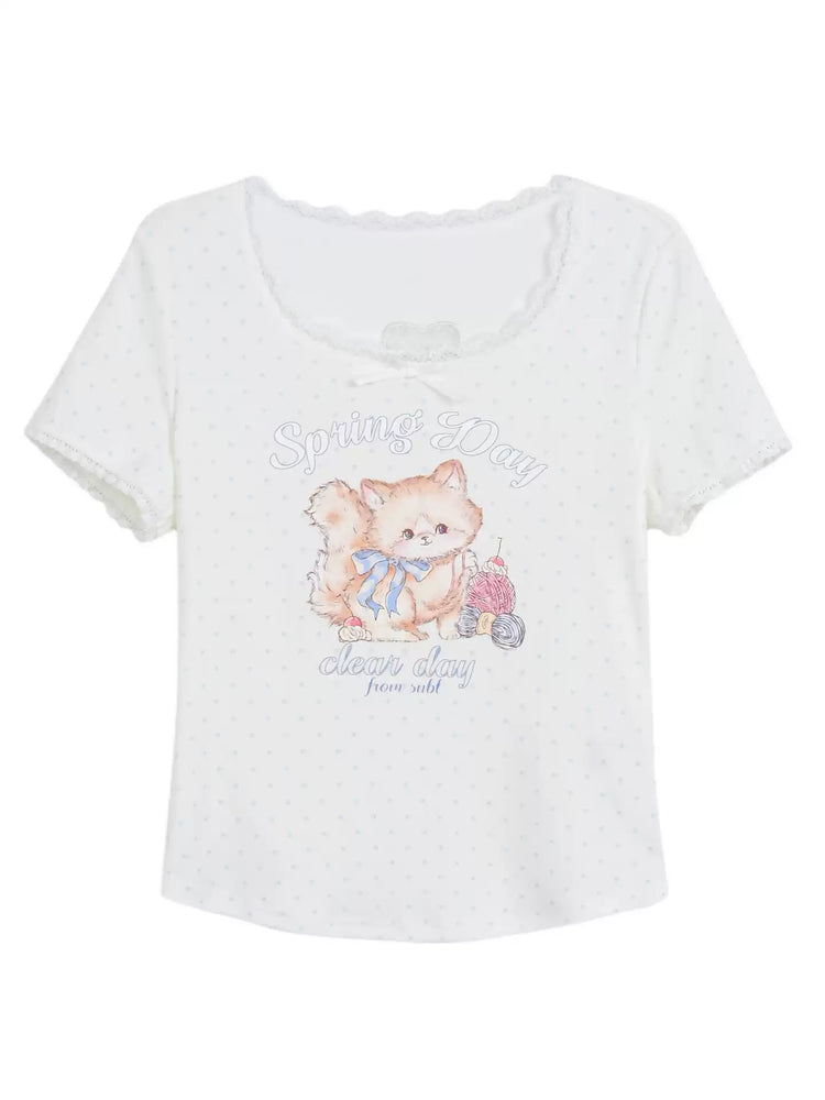Spring Kitten Baby Tees-Tops-ntbhshop
