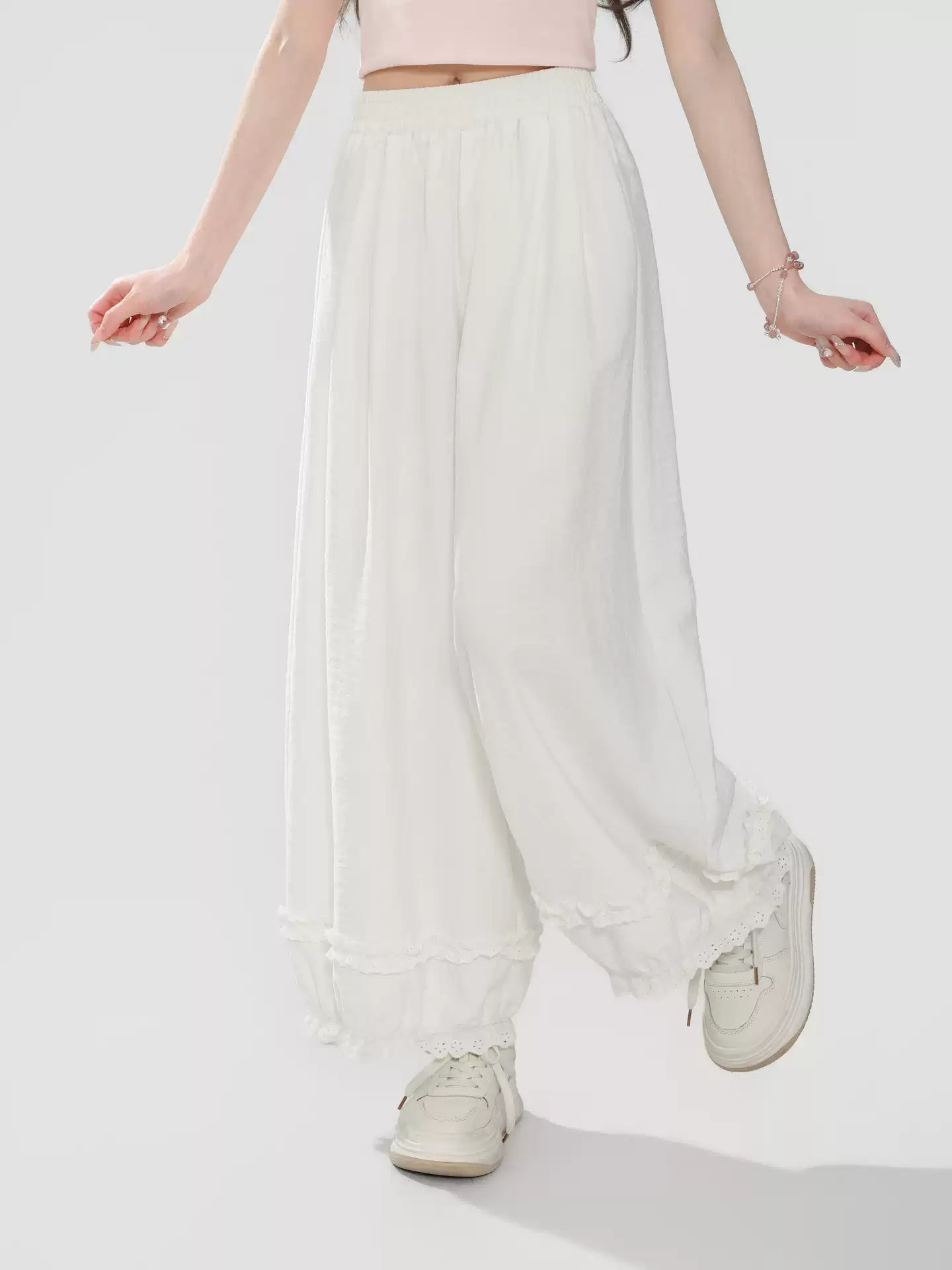 Cloud Lace Bloomers Pants-Bottoms-ntbhshop