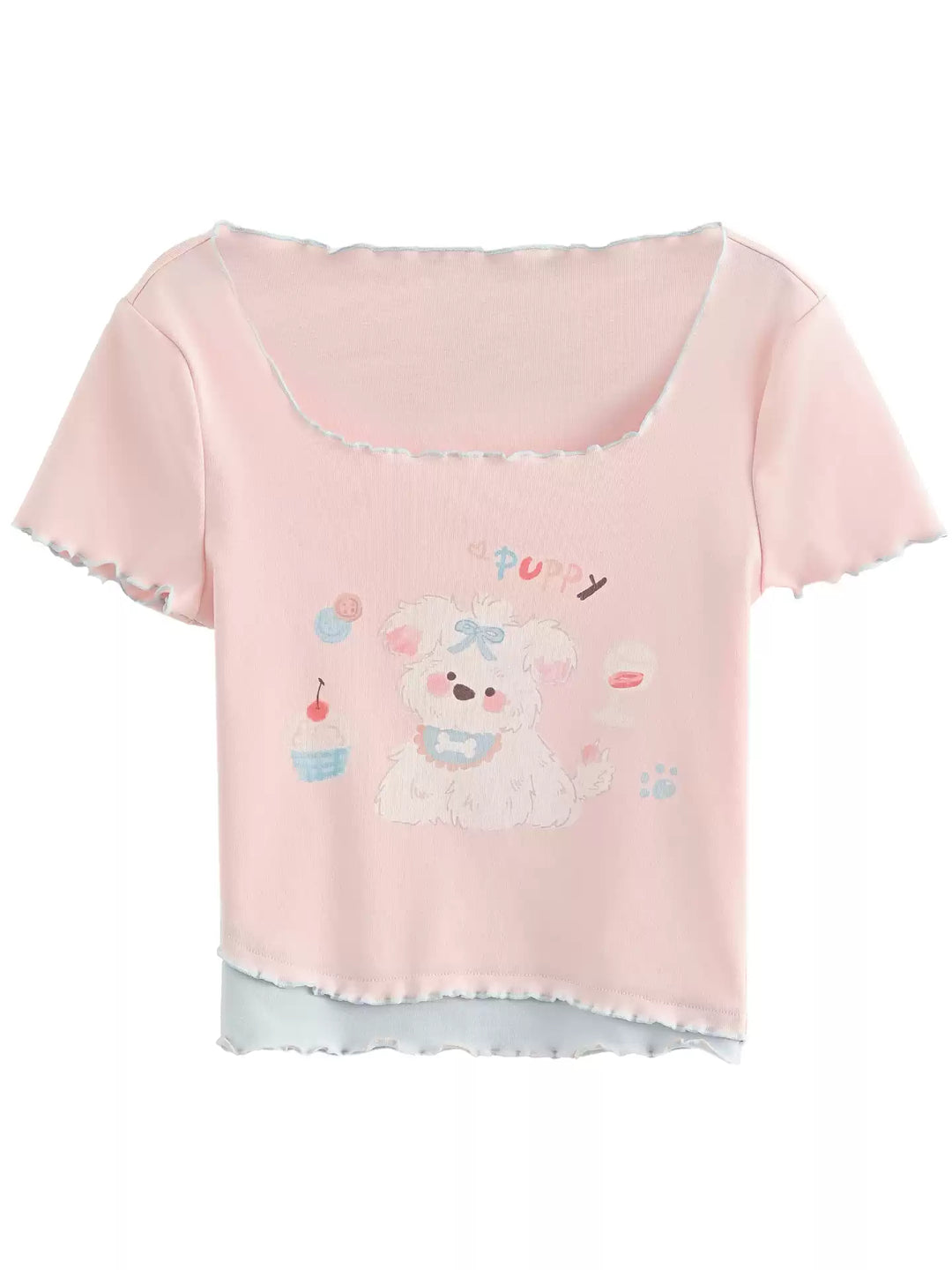 Cupcake Puppy Baby Tees-Tops-ntbhshop