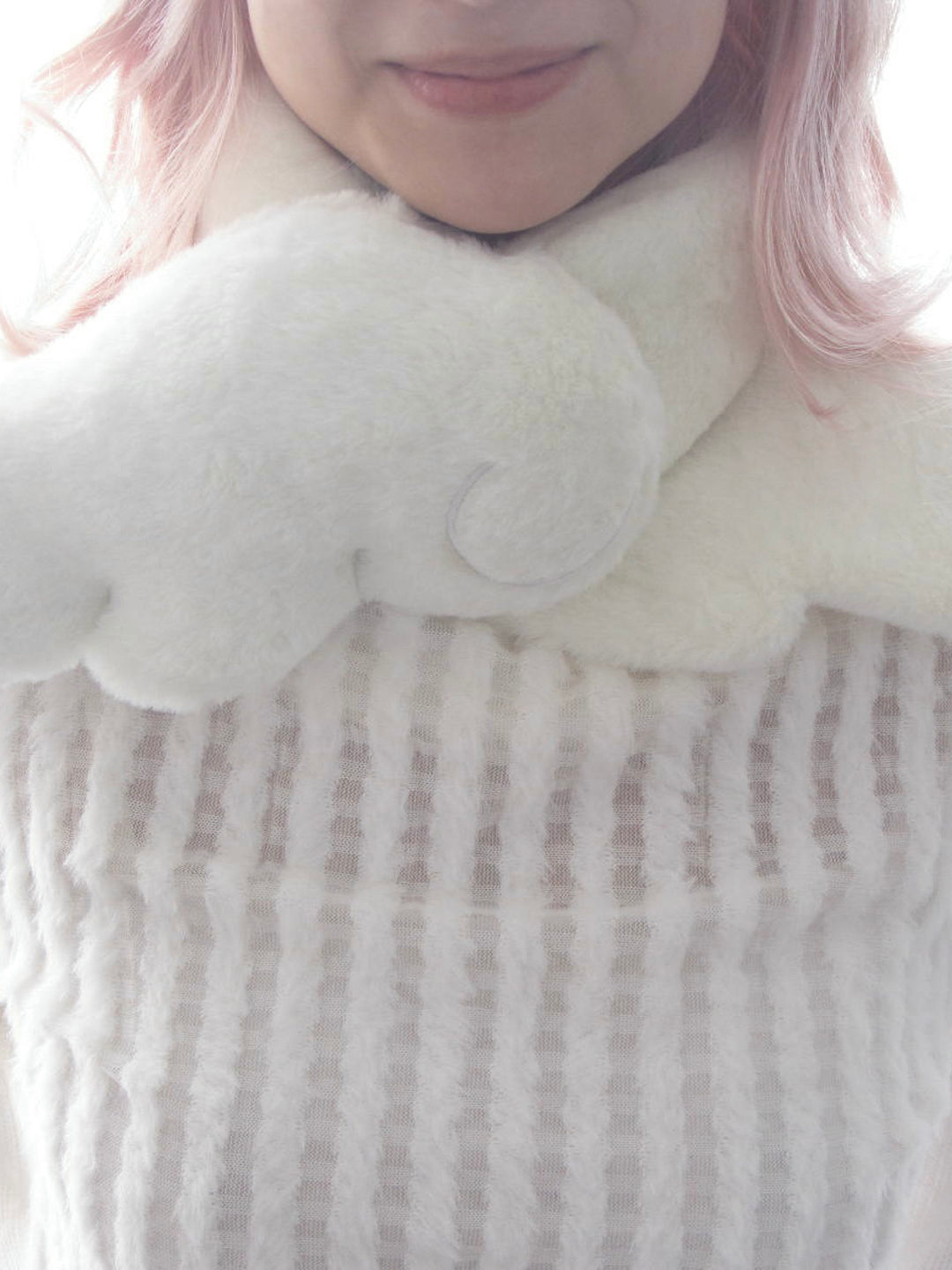 Guardian Angel Wing Plush Scarf-ntbhshop