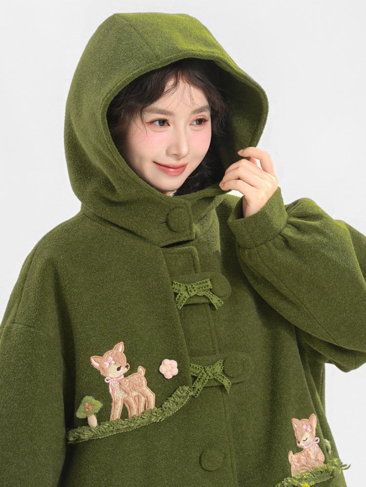Dear Bambi Cottage Wool Coat-ntbhshop