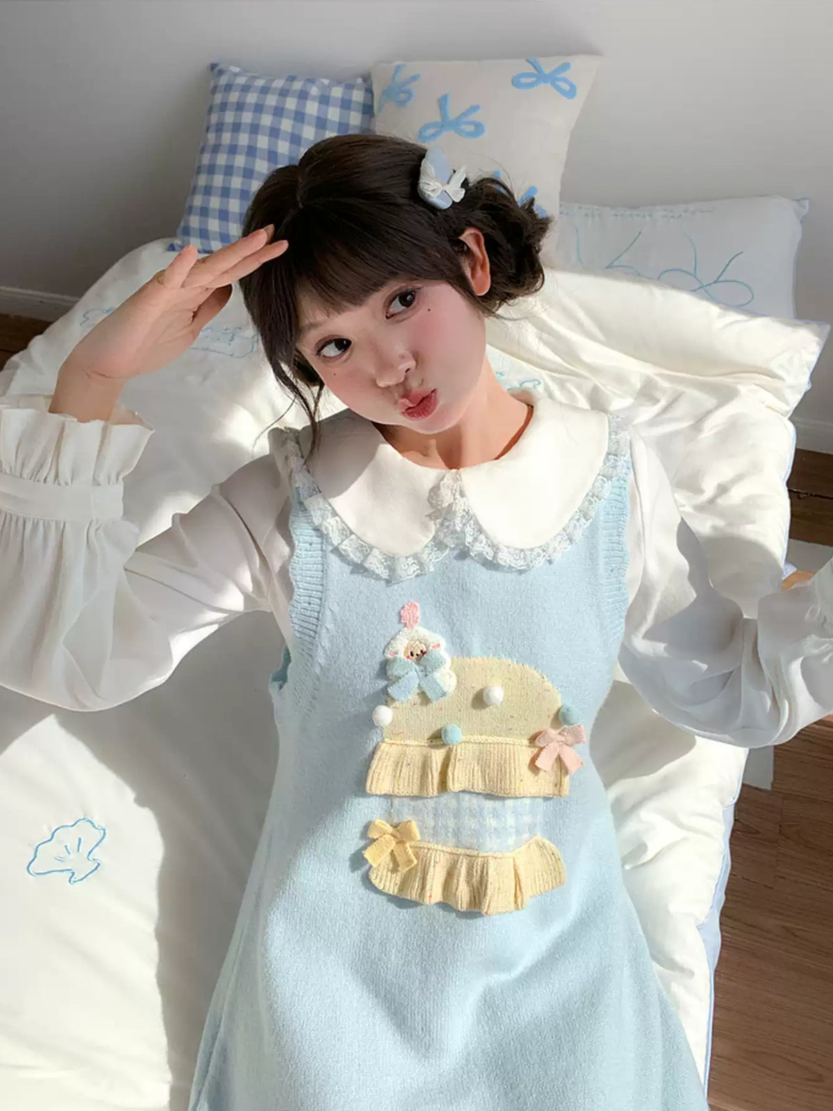 Cake Shop Daydream Knit Dress-Dresses-ntbhshop