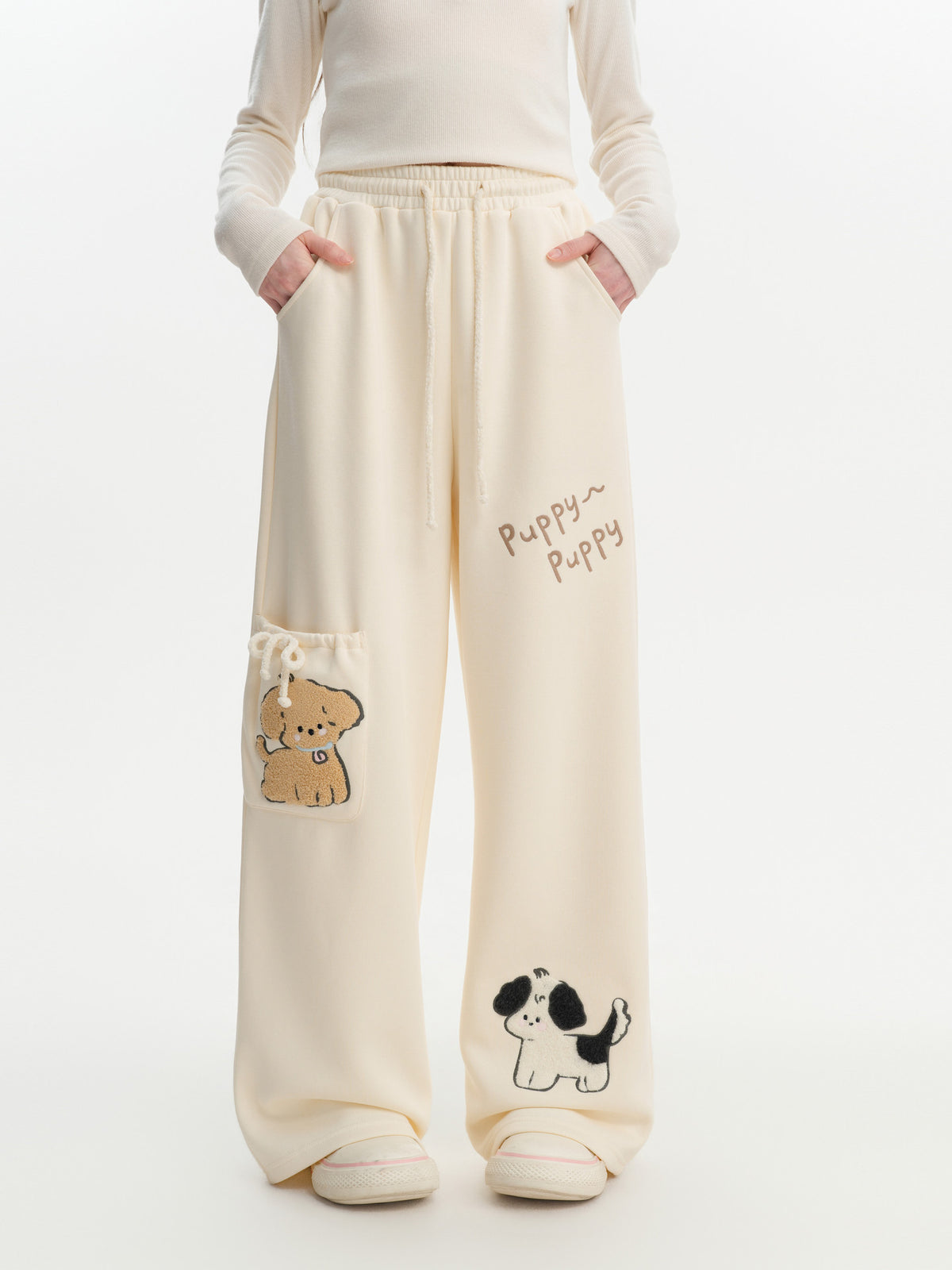 Puppy Parade Lounge Pants-Bottoms-ntbhshop