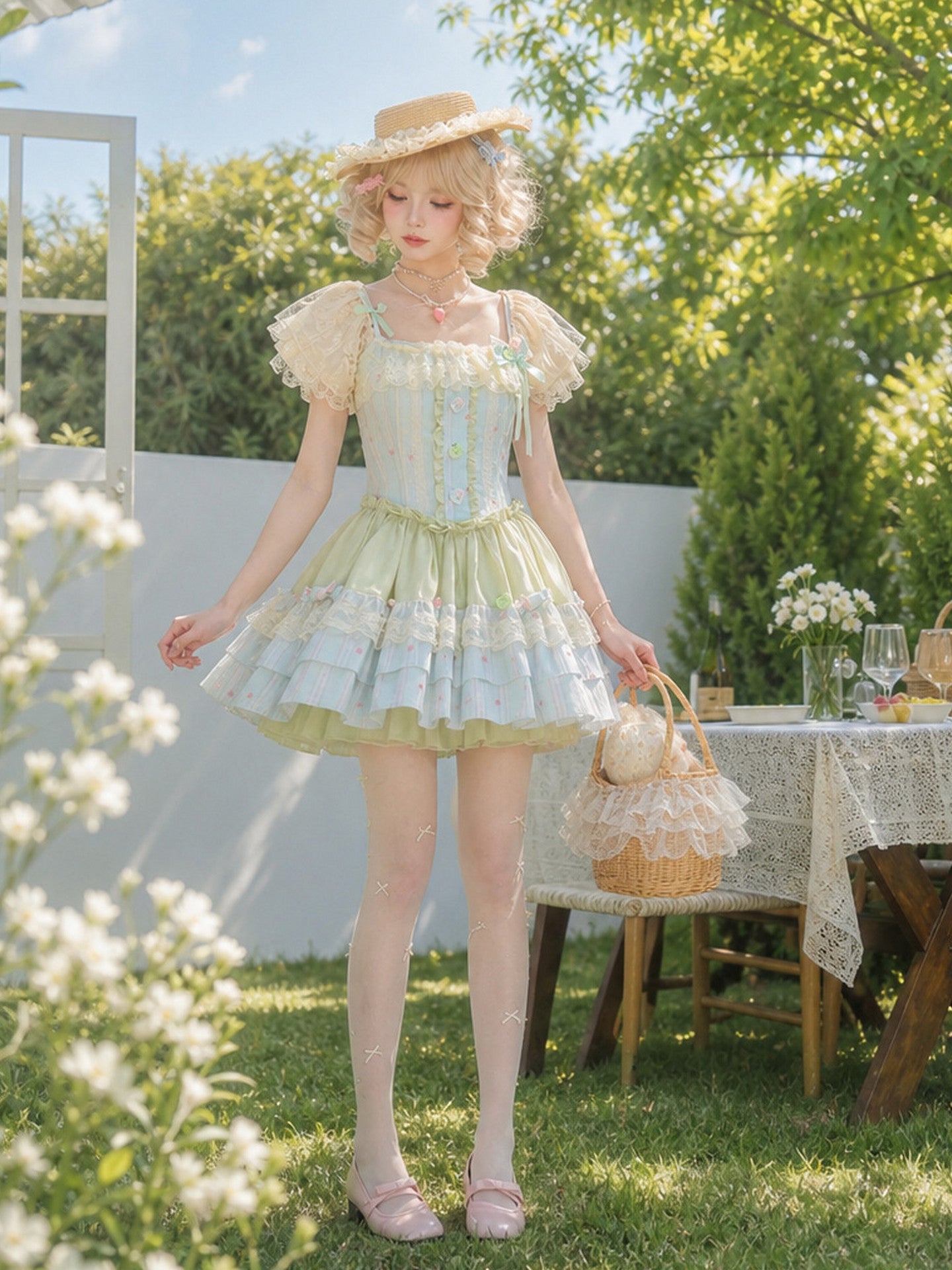 Clover Belle Bolero, Dress & Pettipants-Sets-ntbhshop