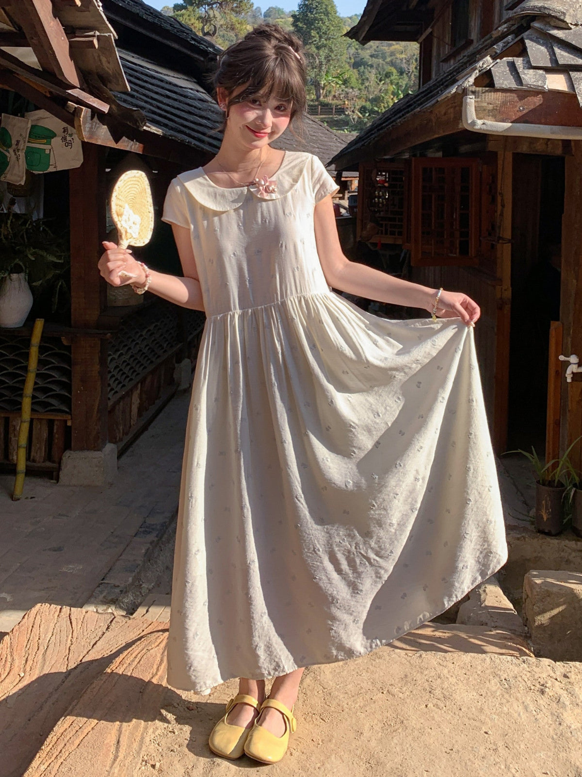 Pastel Ribbon Garden Dress-Dresses-ntbhshop