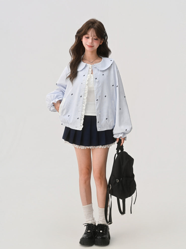 Ribbon Cloud Doll Jacket-Outerwear-ntbhshop