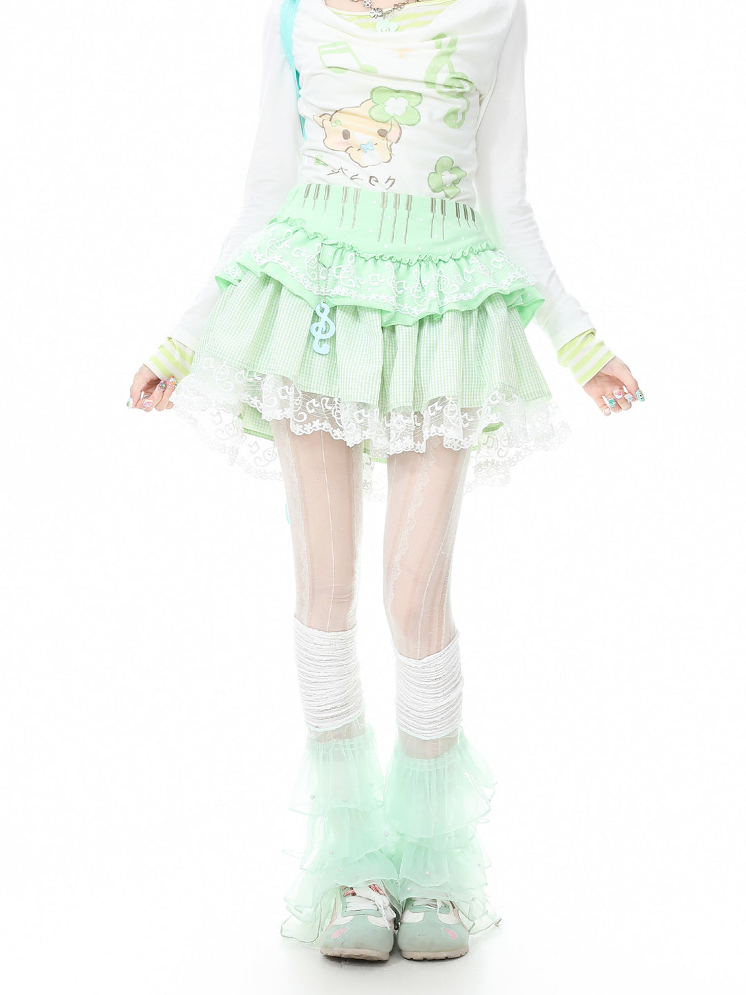 Whimsy Melody Cake Skirts-Bottoms-ntbhshop