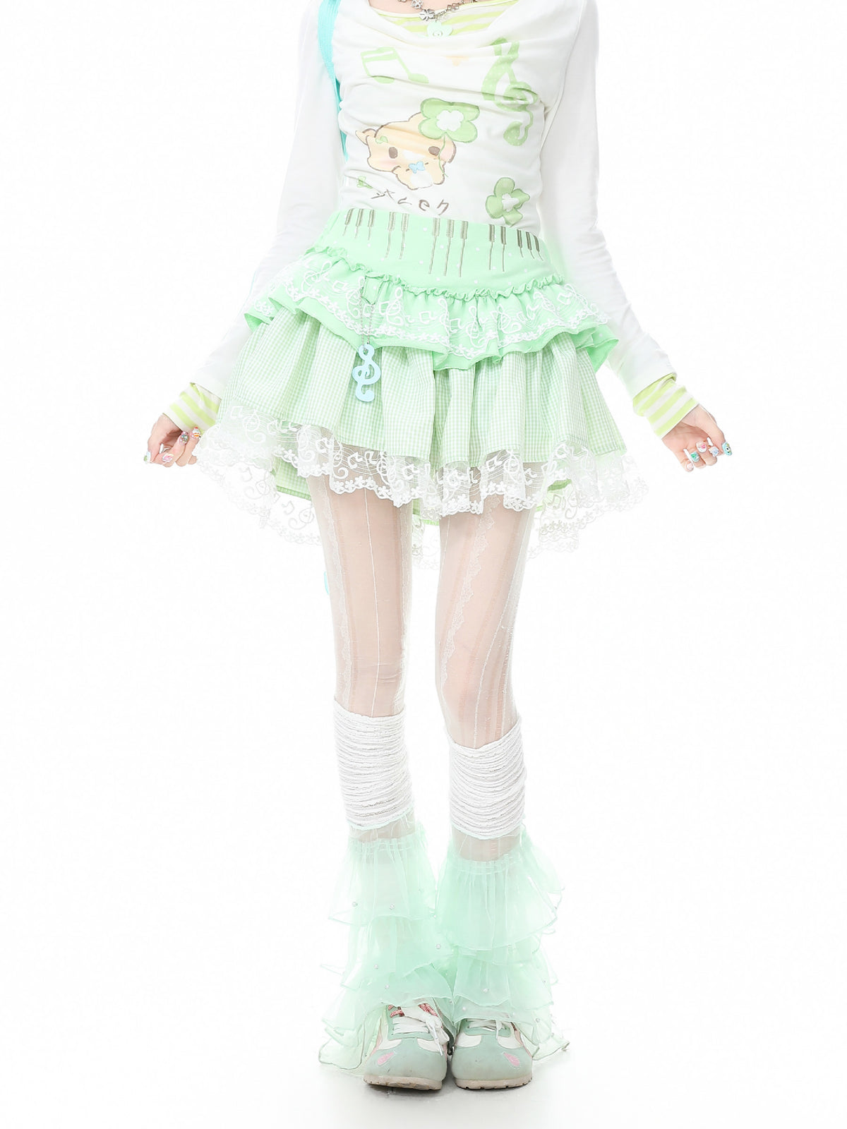 Whimsy Melody Cake Skirts-Bottoms-ntbhshop