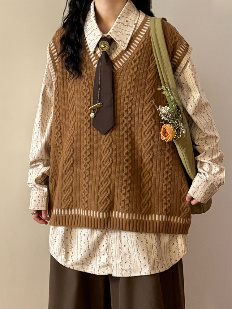 Maple Grove Academia Sweater Vests-ntbhshop