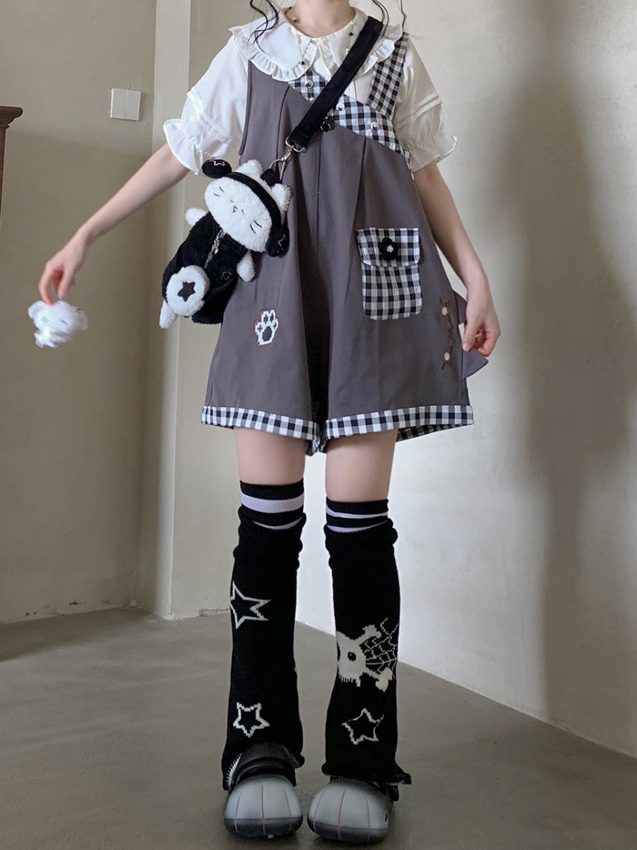 Whimsy Adventure Overall Shorts-Sets-ntbhshop