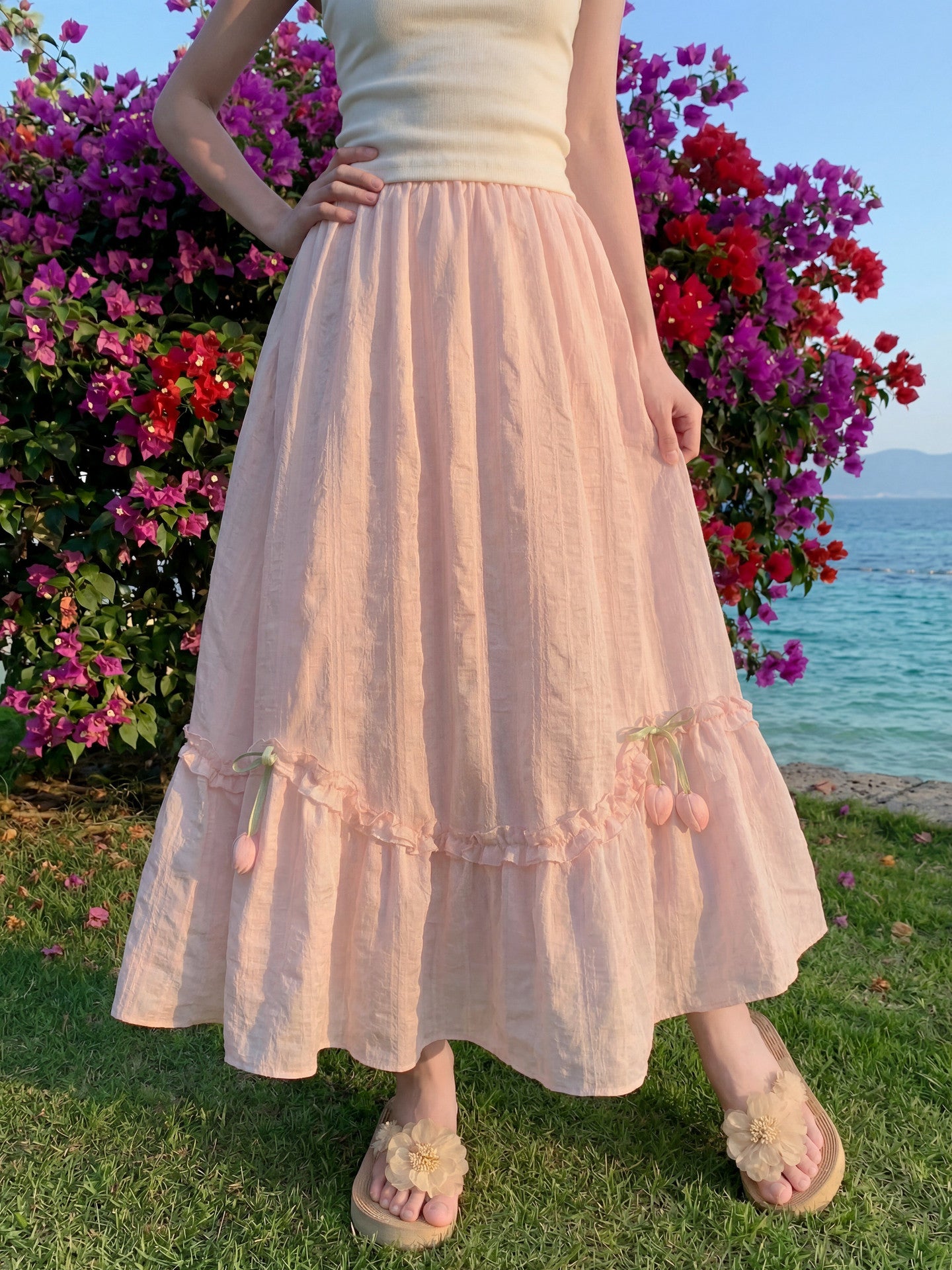 Tulip Bloom Petaline Skirts-Bottoms-ntbhshop