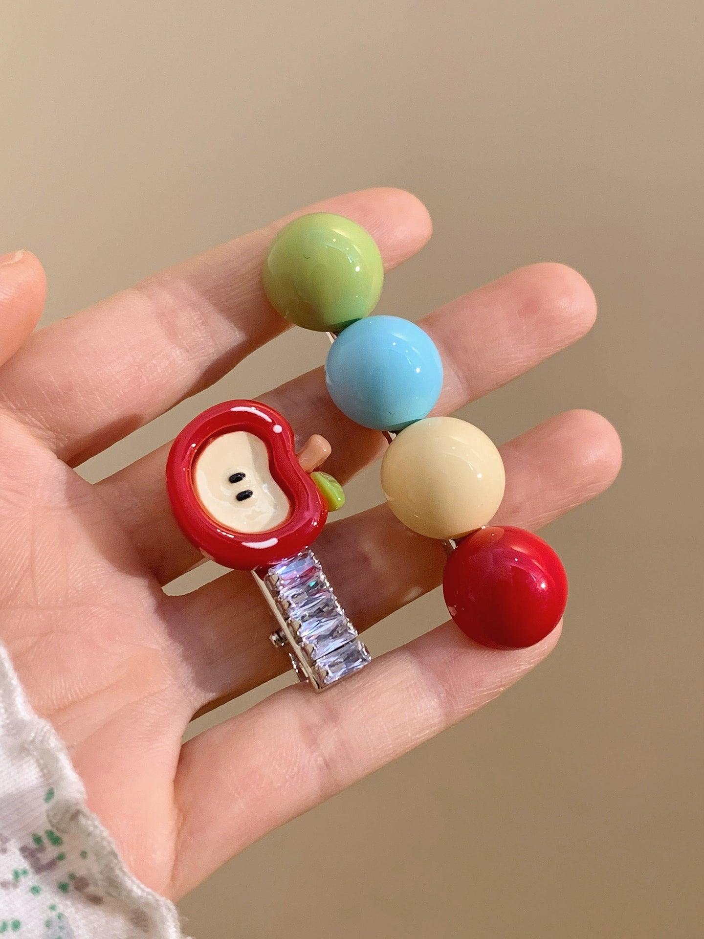 Rainbow Beanie Hair Clips-ntbhshop