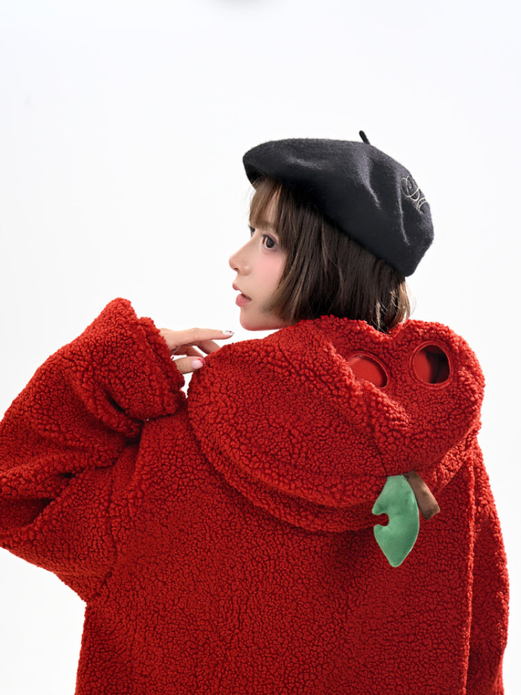 Applecore Red Monster Hoodie-ntbhshop