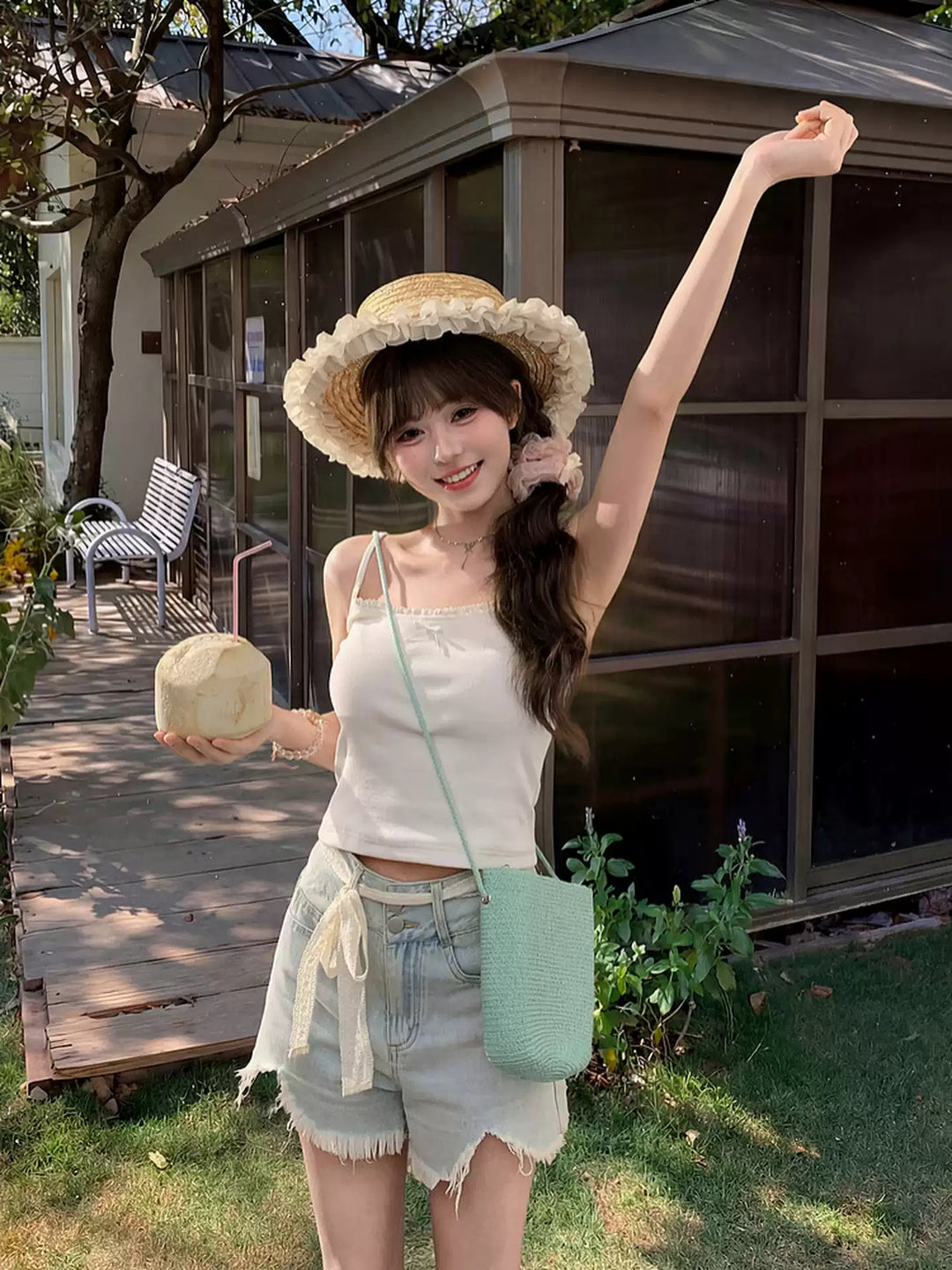 Milk Break Rib Cami-Tops-ntbhshop