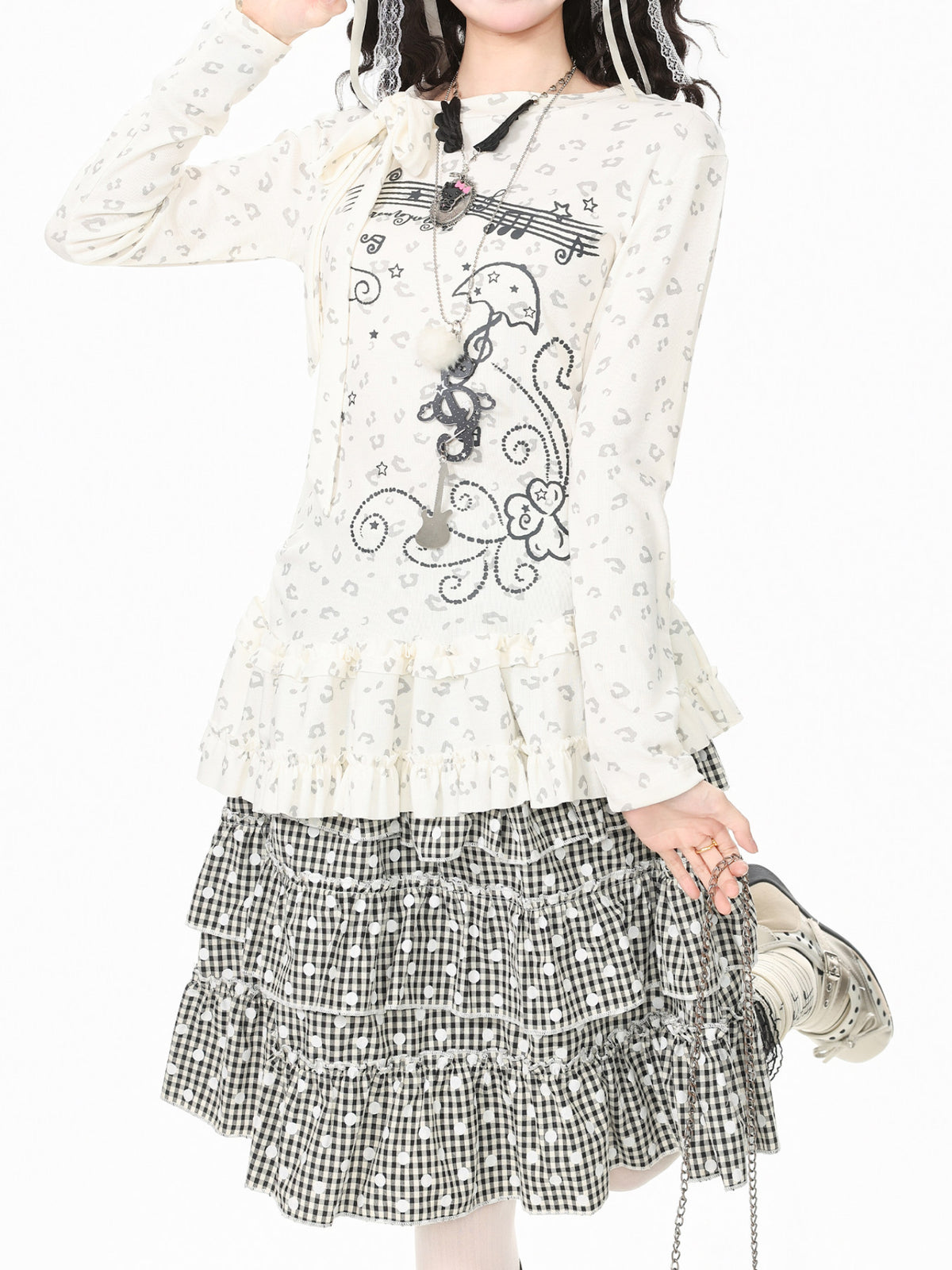 Whimsy Melody Ruffle Tops-Tops-ntbhshop