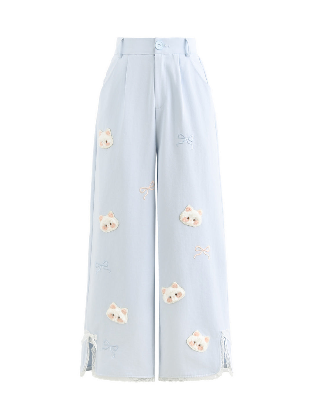 Cloud Kitten High Waist Pants-Bottoms-ntbhshop