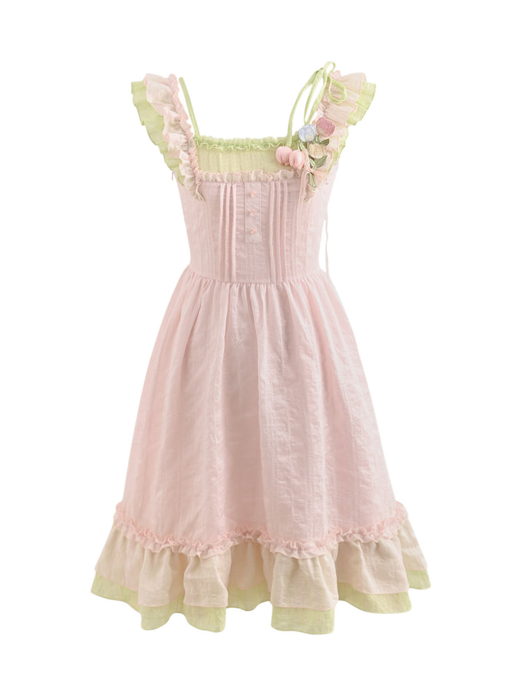 Tulip Bloom Ruffle Dresses-Dresses-ntbhshop