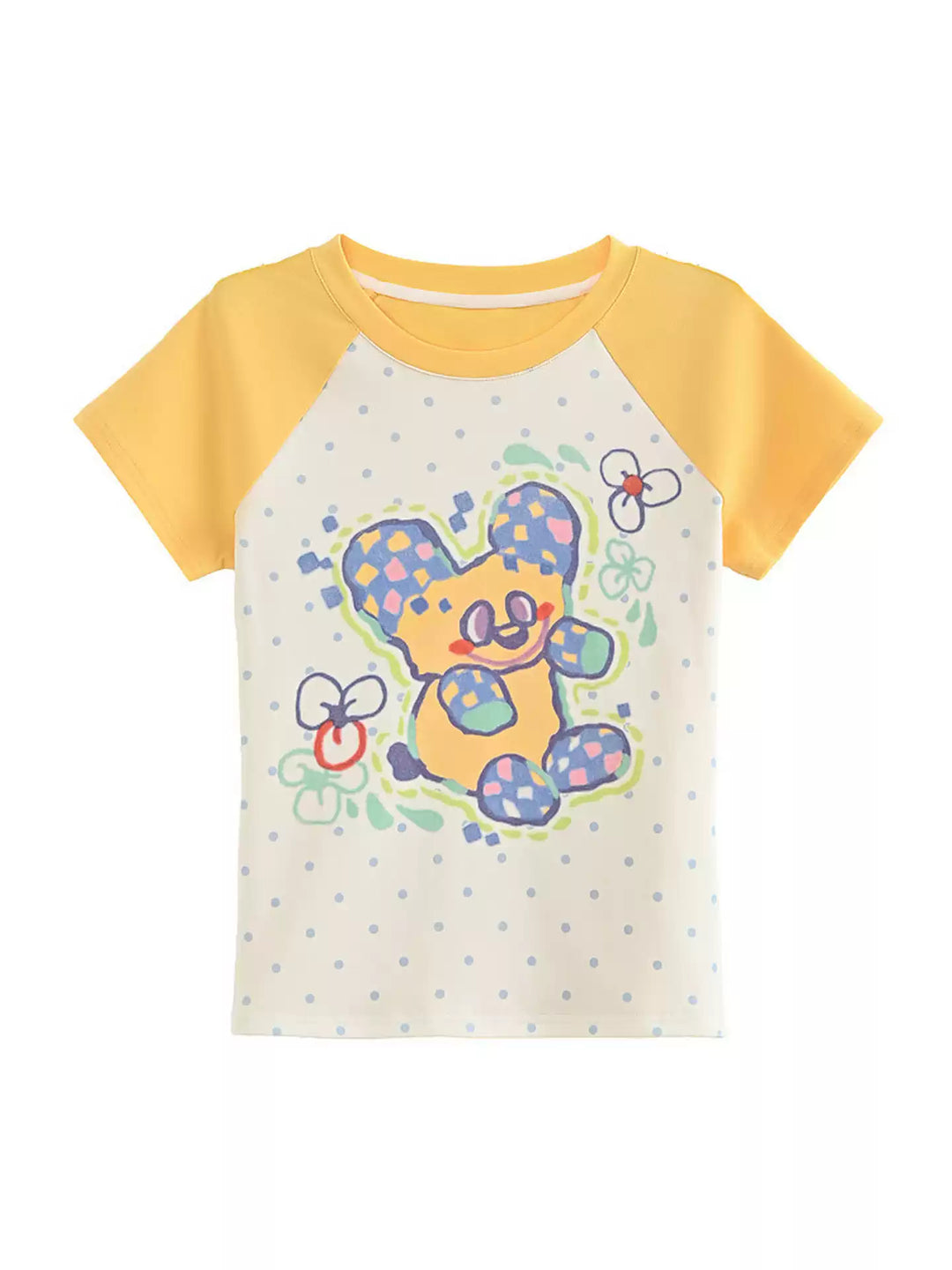 Sunny Teddy Baby Tee-Tops-ntbhshop
