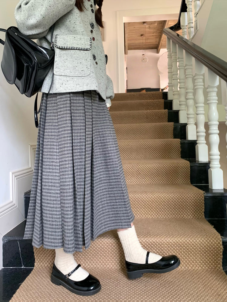 Whimsy Classroom Woolen Jacket & Skirt-ntbhshop