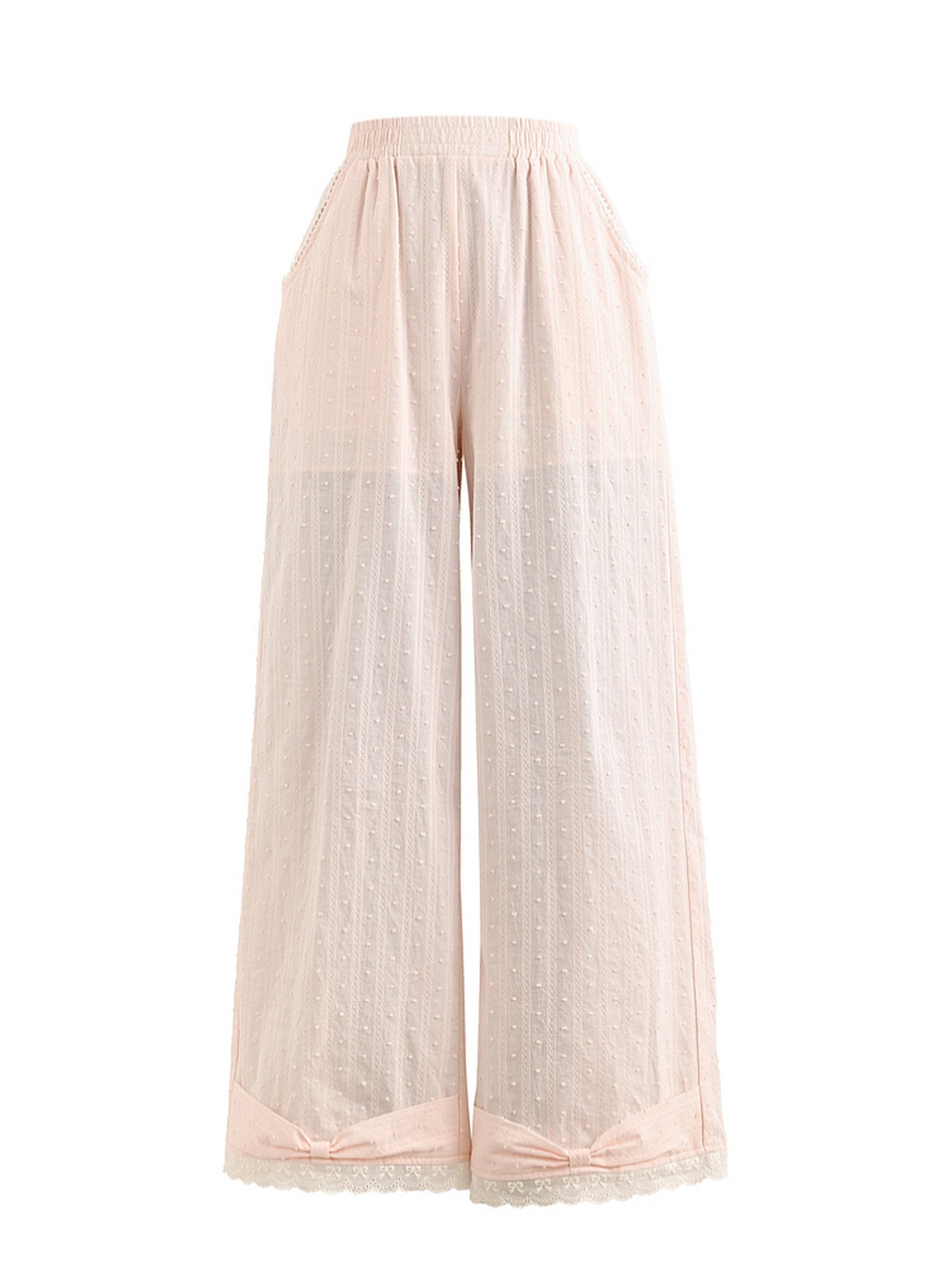 Blush Bloom Cotton Pants-Bottoms-ntbhshop