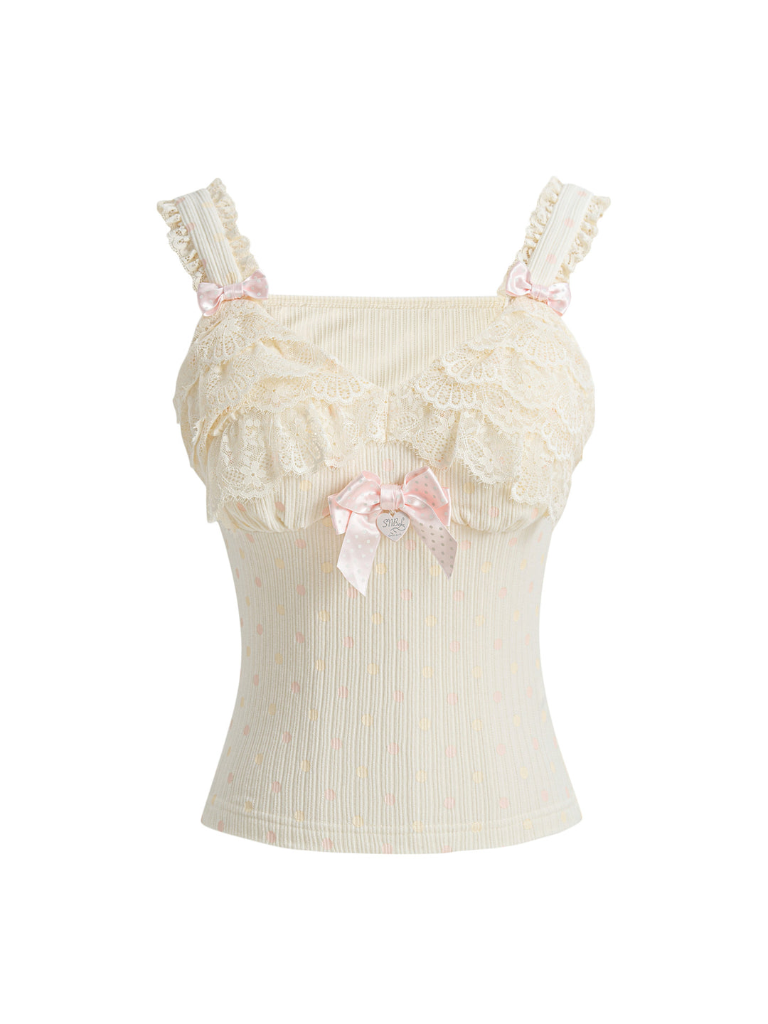 Vanilla Meringue Lace Cami-Tops-ntbhshop