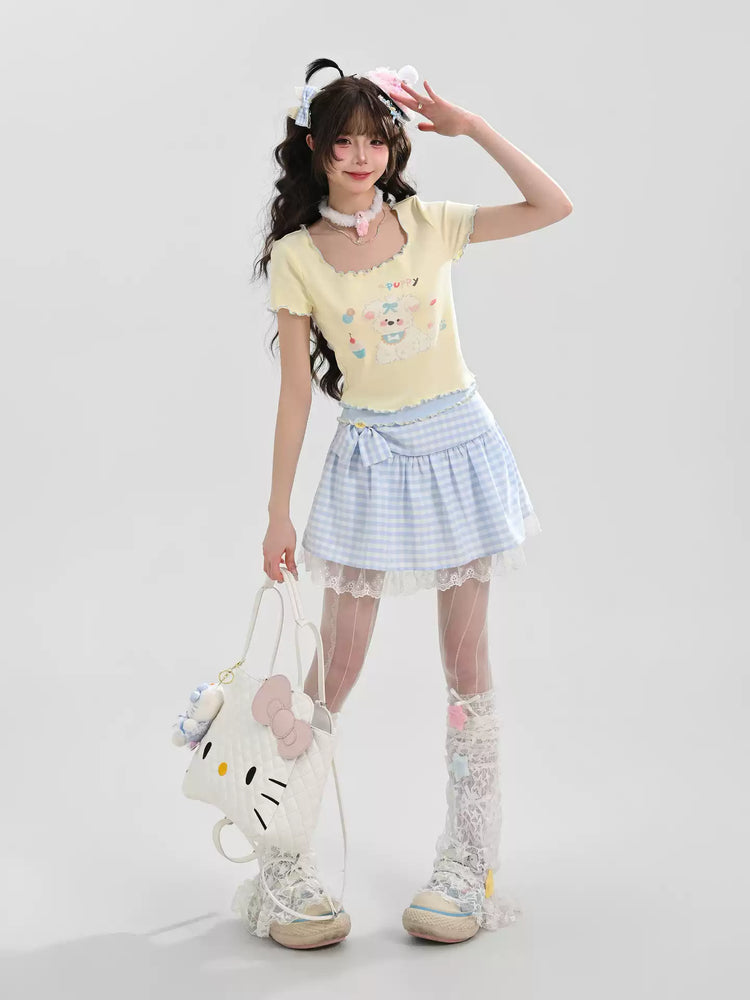 Cupcake Puppy Baby Tee-Tops-ntbhshop