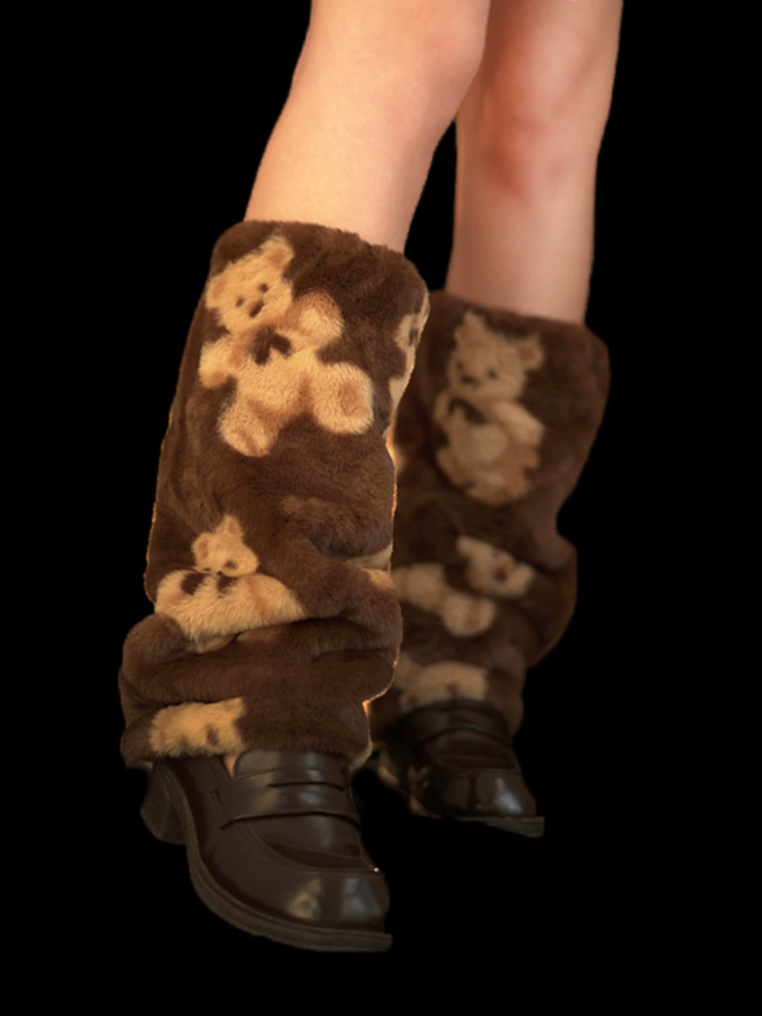 Plush Cub Teddy Leg Warmers-ntbhshop