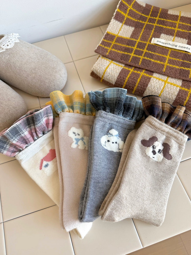 Ruffle Kiss Crew Socks-ntbhshop